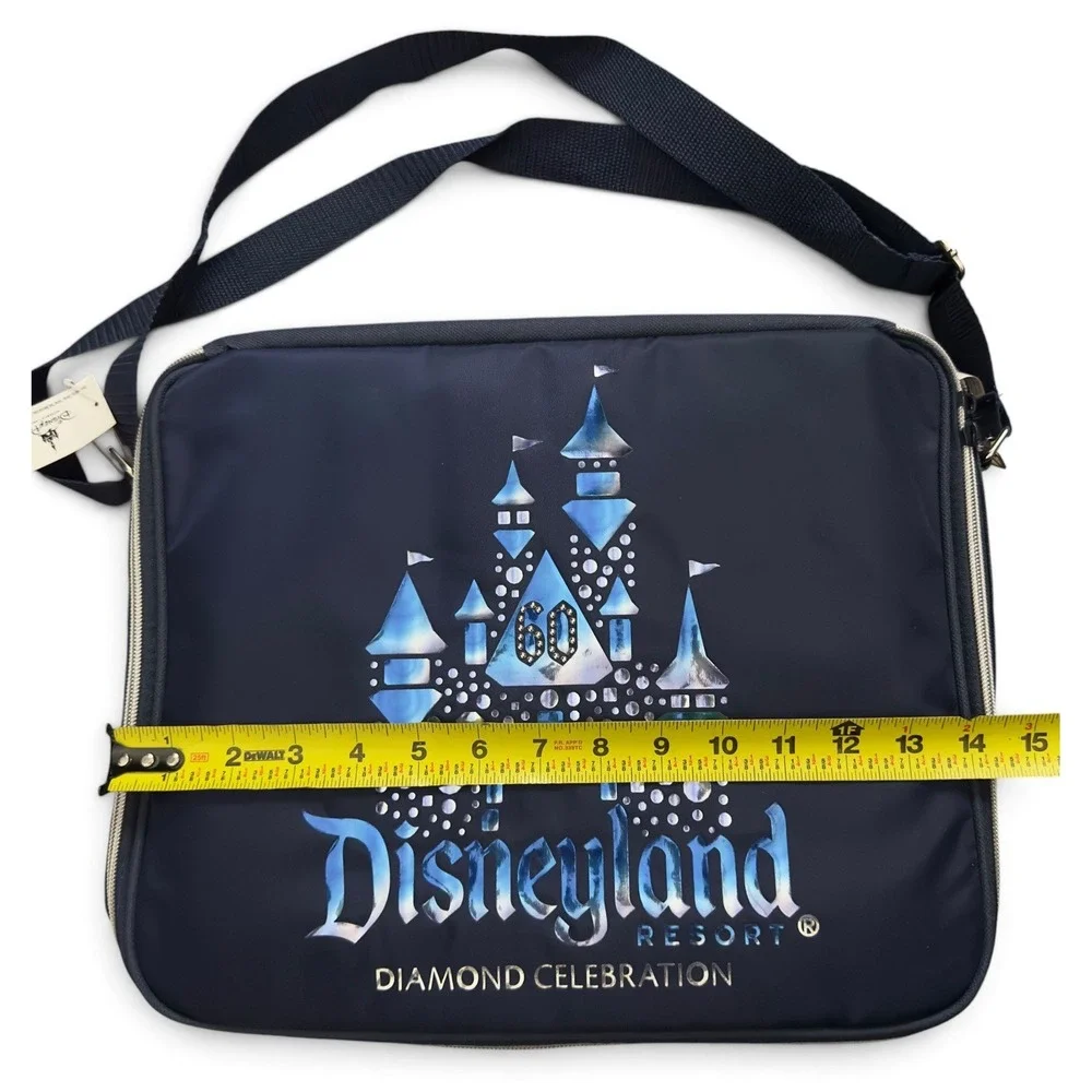 Disneyland Resort Diamond Celebration 60th Anniversary Blue Pin Trading Bag New